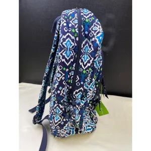 Vera Bradley Ink Blue Women's Floral Campus Backpack SKU 6098 thumbnail 5