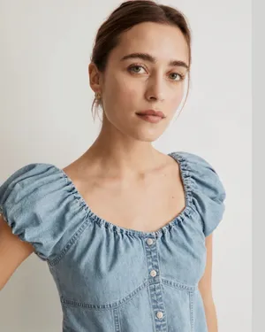 Madewell Cute Denim Dress for Women thumbnail 7