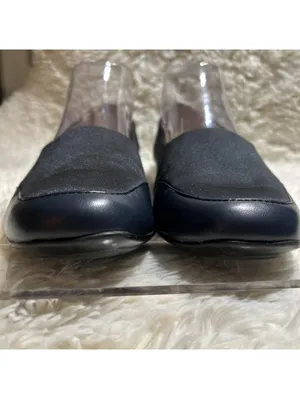 Sofft Women's Size 7.5W Black Leather Square Toe Casual Comfort Slip On Shoes thumbnail 5