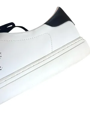 EUC Kate Spade Leather Angelise Sneakers White Black thumbnail 6