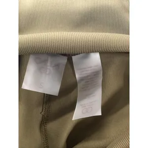 CALIA Essential High Rise Leggings Olive Green Ribbed Side Pockets Womens Small thumbnail 4