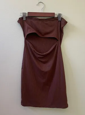 Brown Mini Dress thumbnail 2
