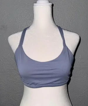 Lululemon Sports Bra Love‎ Knot Chambray Size 6 thumbnail 1