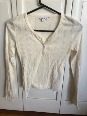 Daze Long Sleeve White thumbnail 1