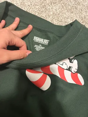 Peanuts Sweatshirt Snoopy Green Size 3X thumbnail 2