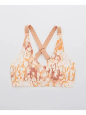 NWT OFFLINE by Aerie Shine Strappy Back Sports Bra - Size: Large thumbnail 7