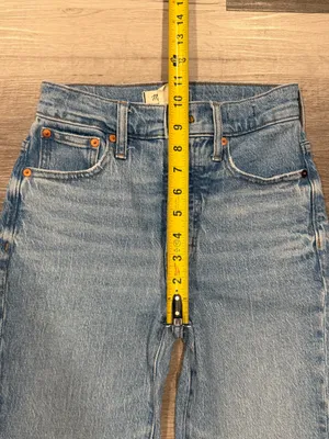 Madewell The Perfect Vintage Jean Womens Light Wash High Rise Straight Leg Sz 23 thumbnail 8