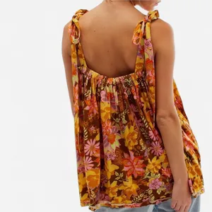 Free People Bali Moroccan Flower Tunic Top XS | Cottagecore Boho thumbnail 2