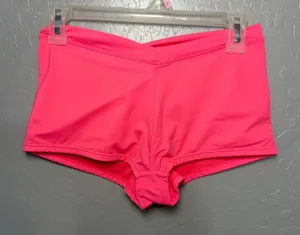 Fabletics Pink Punch Neon Swim Shorts Booty Short Cut Board Bottoms Small S thumbnail 1