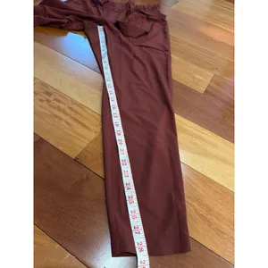 Athleta Paperbag Waist Pants‎ Womens Brown Tapered Belted Cargo Size 4 thumbnail 8