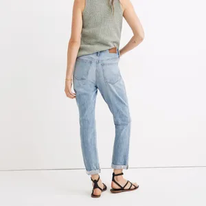 Madewell | The High-Rise Slim Boyjean Oversized‎ Fit in Elkhart Wash, size 25 thumbnail 2