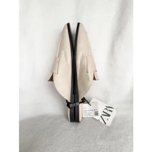 ZARA Women’s Slides Mules Slip Ons Loafers Open Back Sz 38 7.5 Tan shoes thumbnail 5