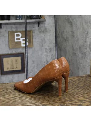NWT Journee Collection Tru Comfort Foam Square Toe Mid Heel Pumps Brown 7M thumbnail 6
