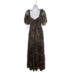 Slate & Willow Puff Sleeve Smocked Dress Size Medium thumbnail 6