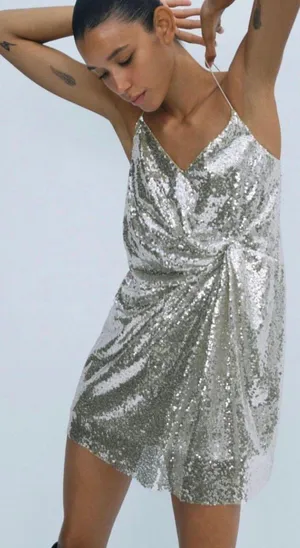 Zara Sparkly Dress thumbnail 1