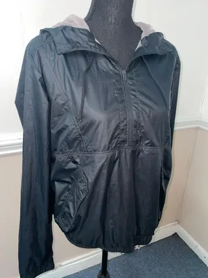 Under Armour Half Zip Thin Hooded Windbreaker Jacket Loose Fit- Size Medium thumbnail 2