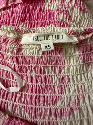 LIKE NEW Anthropologie Abel the Label Floral Smocked Tiered Strapless Maxi Dress thumbnail 5