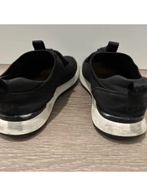 UGG Tay Sneaker BLACK Mesh Knit Comfortable Lace-Up Size 6.5 thumbnail 3