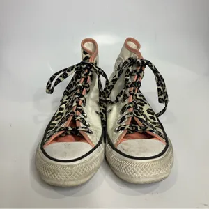 Converse all star‎ animal print color block hightop sneakers women’s size 5 thumbnail 2
