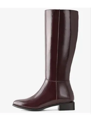 NEW Shoe'N Tale Chunky Low Heel Pointed Toe Winter Knee High Boots 9.5 thumbnail 7