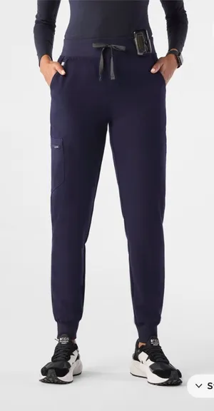 FIGS Zamora High-Waisted Jogger Pants thumbnail 1