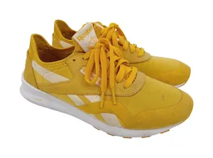 Reebok Royal Ultra Women 8 Yellow CN3630 DMX Suede Sneakers thumbnail 1