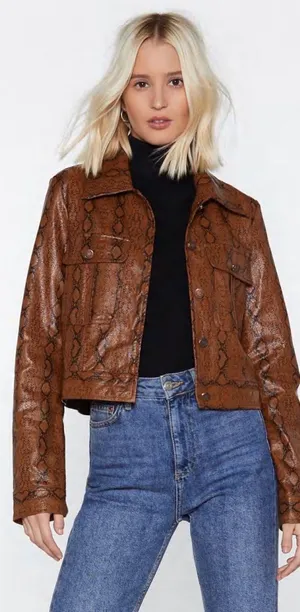 Snake Print Jacket thumbnail 1