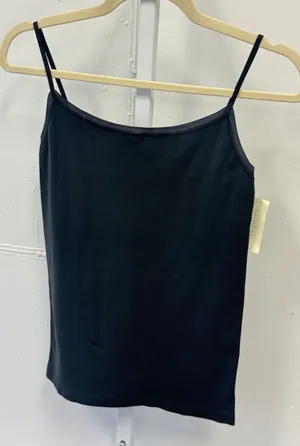 NWT Ann Taylor Seamless Camisole Adjustable Strap Tank Top 80642077 Small Black thumbnail 1