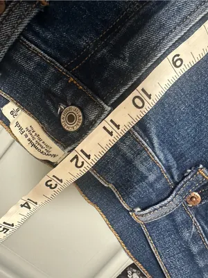 Abercrombie and Fitch the ankle straight ultra high rise medium wash 29 thumbnail 5