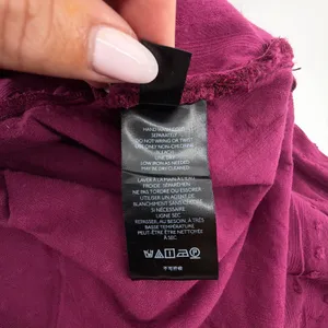 Anthropologie Pilcro Embroidered Swiss Dot Peasant Blouse Berry Magenta Small S thumbnail 9
