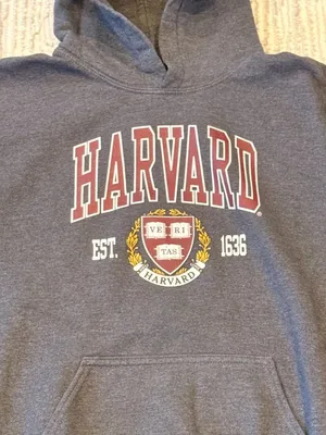 Gildan "Harvard" women's medium gray sweatshirt thumbnail 3