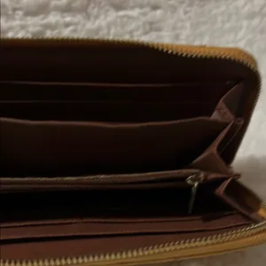 Ostrich‎ Faux leather Brown Textured Wallet thumbnail 7