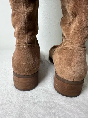 See by Chloé Jona Slouchy Cognac Suede Over-the-Knee Slouch Boots Size 39 or 8 thumbnail 5