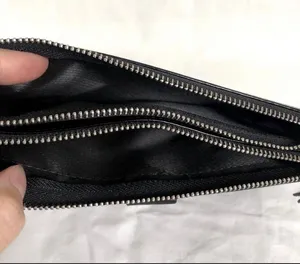 Black Faux Leather Zip Wallet thumbnail 6