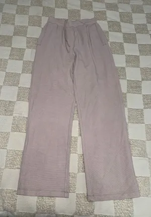 Alo Yoga Micro Waffle High-Waist Pleasant Wide Leg Pant thumbnail 1