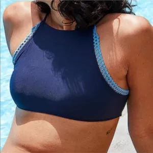 Aerie Blue Crop Bikini Top thumbnail 5
