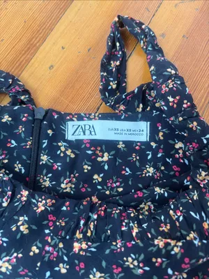 Zara floral print midi dress XS thumbnail 3