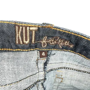 Kut from the Kloth size 4 blue jeans boot cut button tab‎ back pockets thumbnail 6