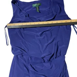RALPH LAUREN Royal Blue Cocktail Dress thumbnail 8