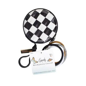 Mackenzie Childs x Goody Courtly Check Purse Charm Elastics Grt 4 Pods Free Ship thumbnail 1