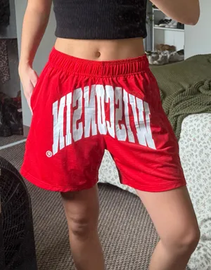 Wisconsin Shorts Red Size M thumbnail 1