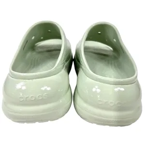 Crocs Crush Platform Slides Sandals High Shine Light Green W11/M9 Chunky Shoes thumbnail 11