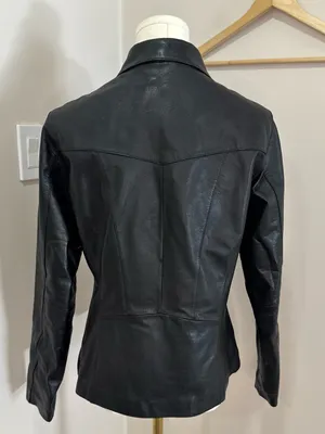 Vintage‎ Wilsons Leather Maxima Ladies Jacket 100% Leather Medium Black thumbnail 3