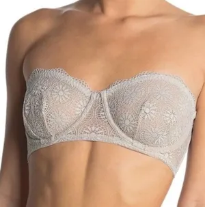Free People Starla Underwire Strapless Convertible Lace Bra - Skies thumbnail 1