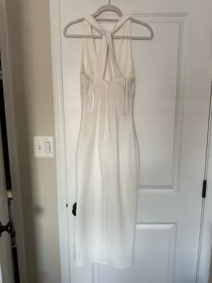 Selfie Leslie Midi Dress White thumbnail 4