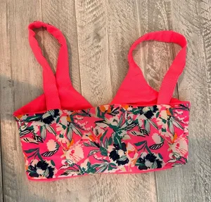 MAAJI 4 WAY REVERSIBLE Floral/Pink Bikini Top thumbnail 1