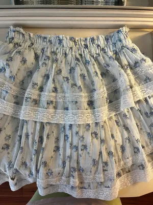 Love Shack Fancy Skirt Ruffle  thumbnail 3