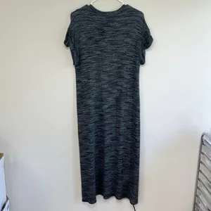 Anthropologie Cloth & Stone Gray Lori Knit Midi Dress Medium Women thumbnail 7