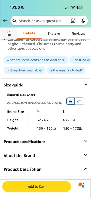 Skelton body suit Multiple Size L thumbnail 6