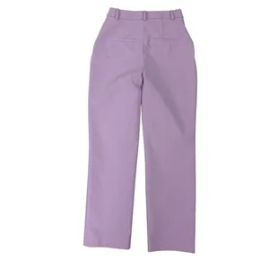 Express Women's High-Waisted Straight Leg Dress Pants Pink Lilac NWOT thumbnail 3